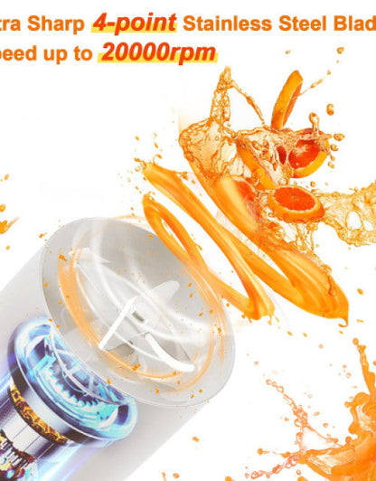 Electric Portable Mini Fruit Juicer Bottle