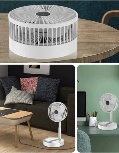 Powerful Rechargeable Table Fan
